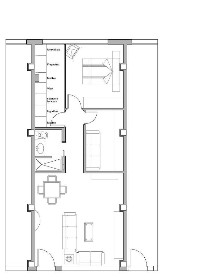 L4 Appartement Santiponce Buitenkant foto
